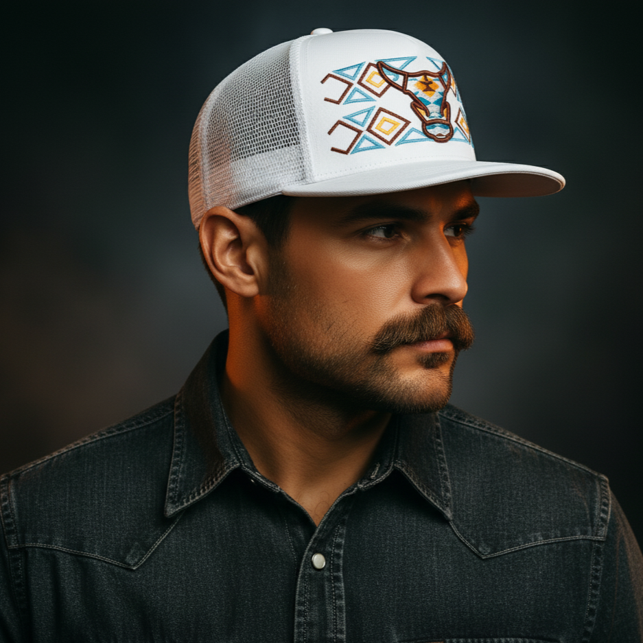Aztec Ox Flatbill Hat