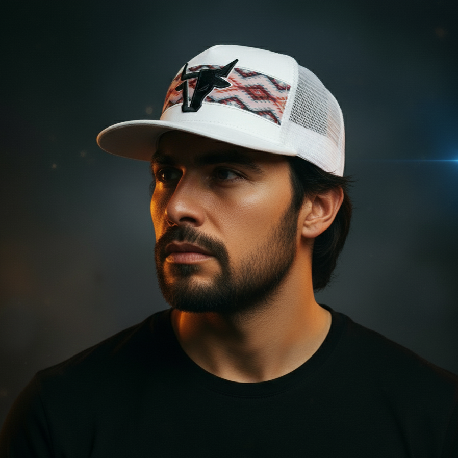 Aztec Steer Flatbill Hat