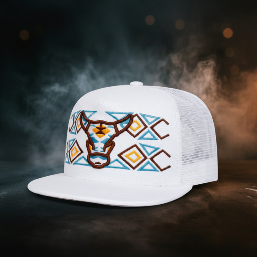 Aztec Ox Flatbill Hat
