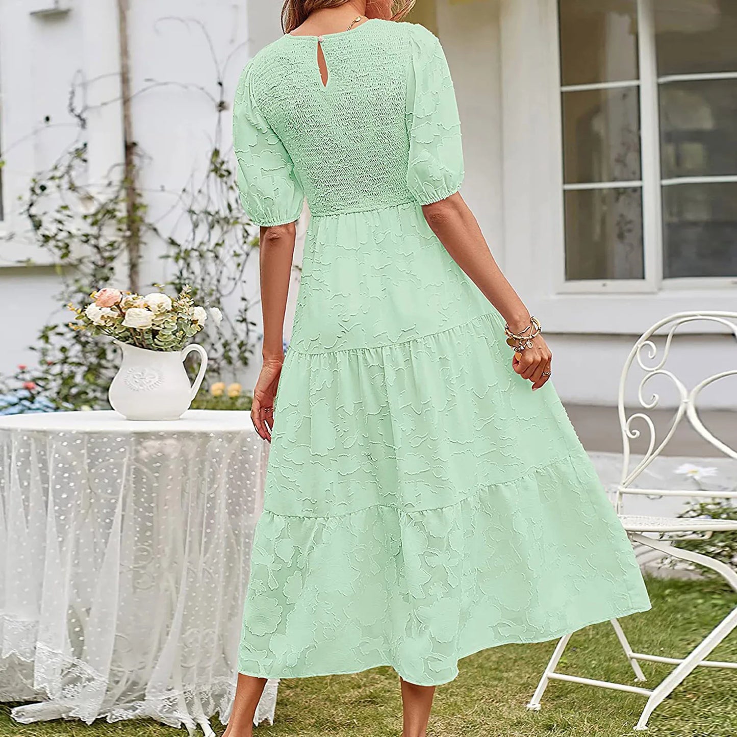 Lucia Floral Midi Dress