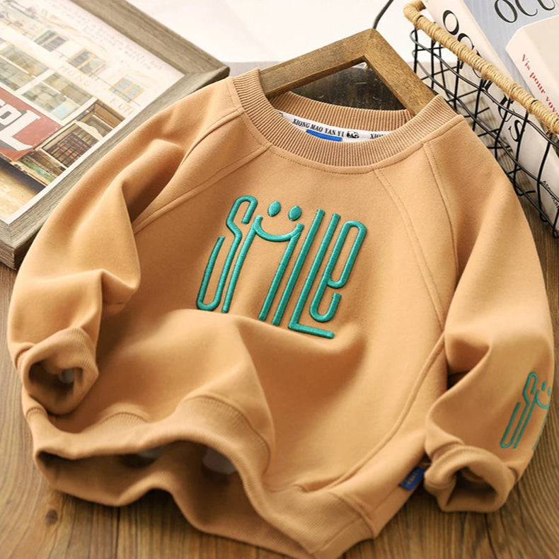 Smile Youth Crew Neck Pullover