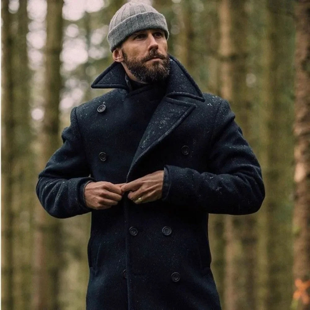 Voyage Full Button Peacoat
