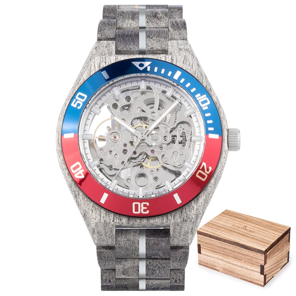 Skelly Bobo Bird Wood Watch