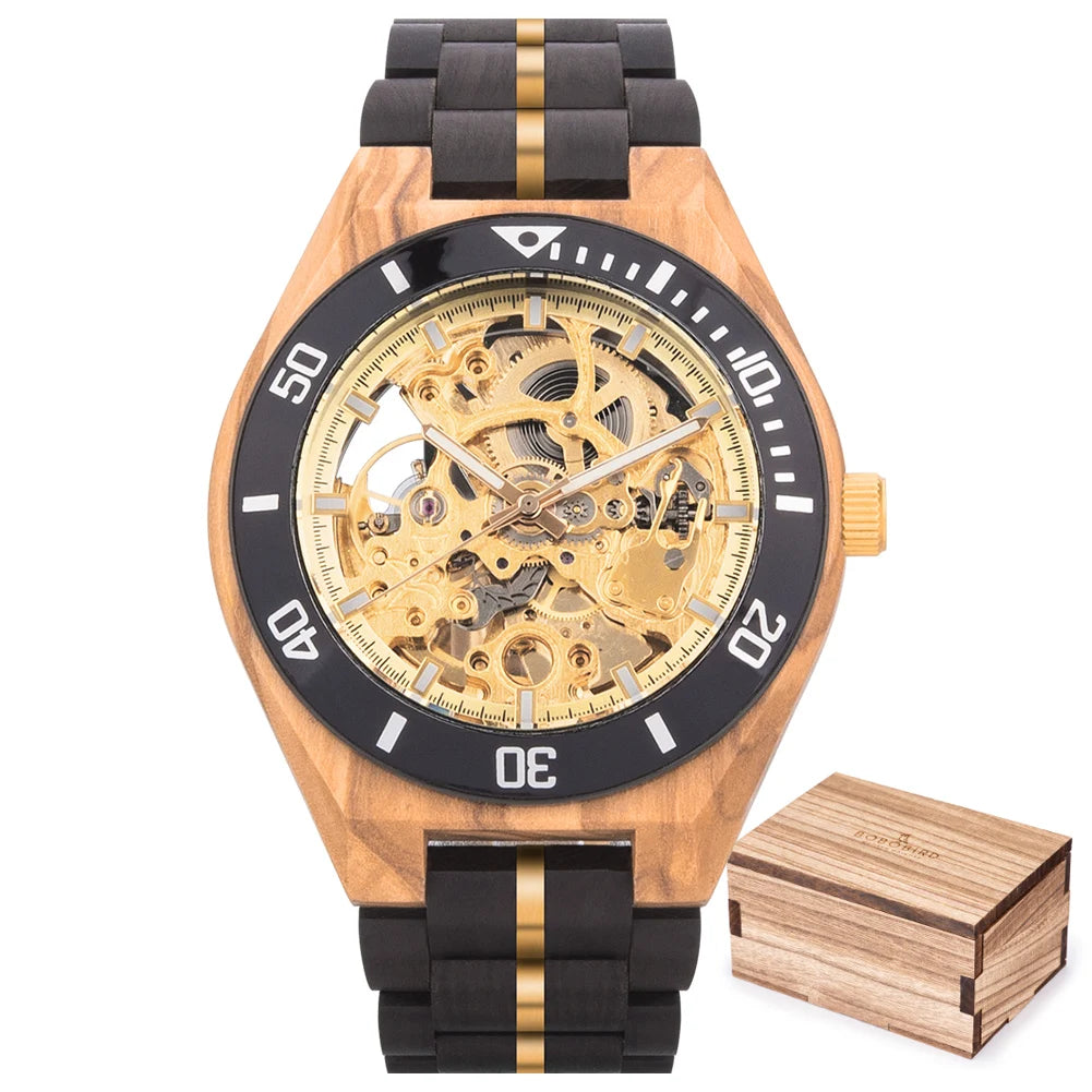 Skelly Bobo Bird Wood Watch