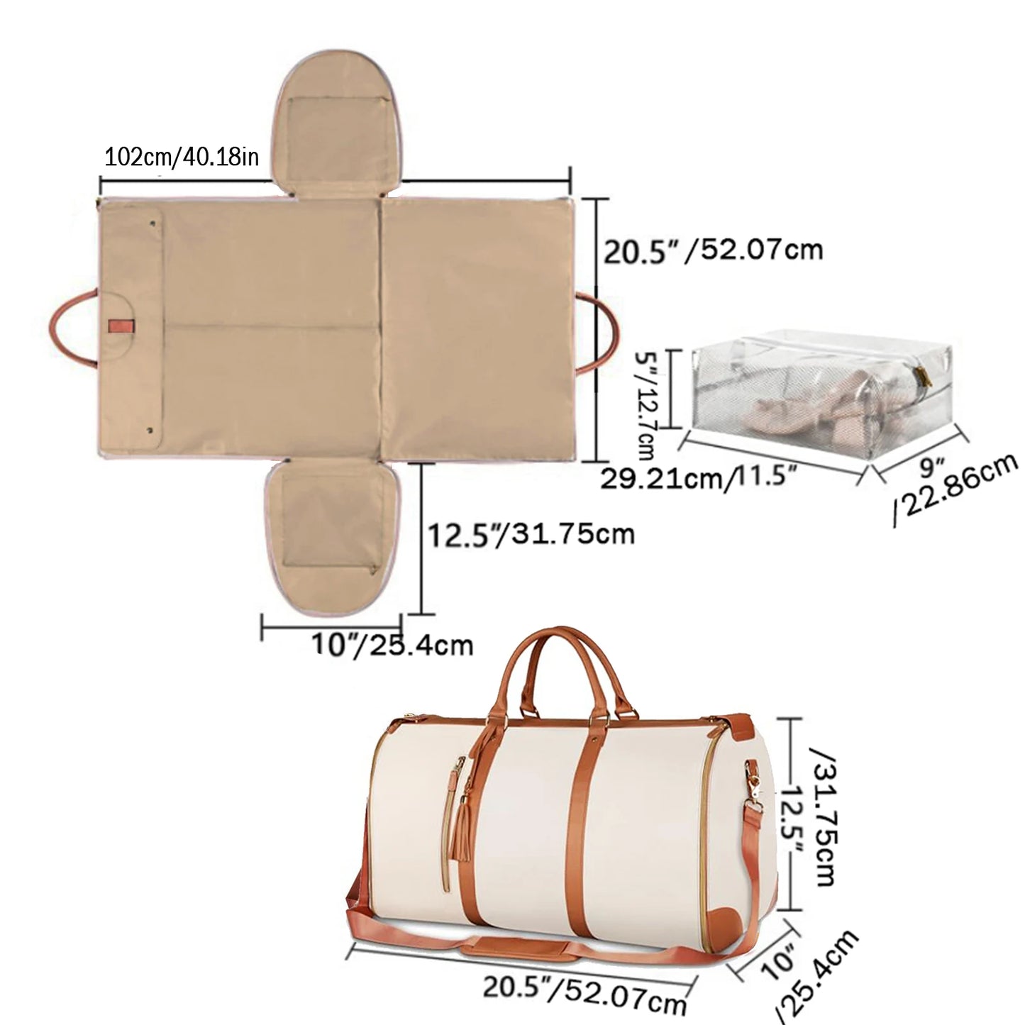 Aria Foldable Duffel Bag