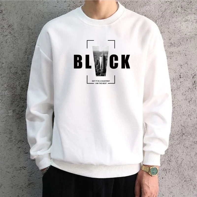 Renown BLACK Crew Neck Pullover