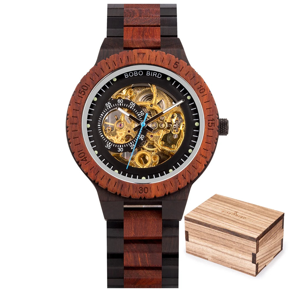 Skelly Bobo Bird Wood Watch