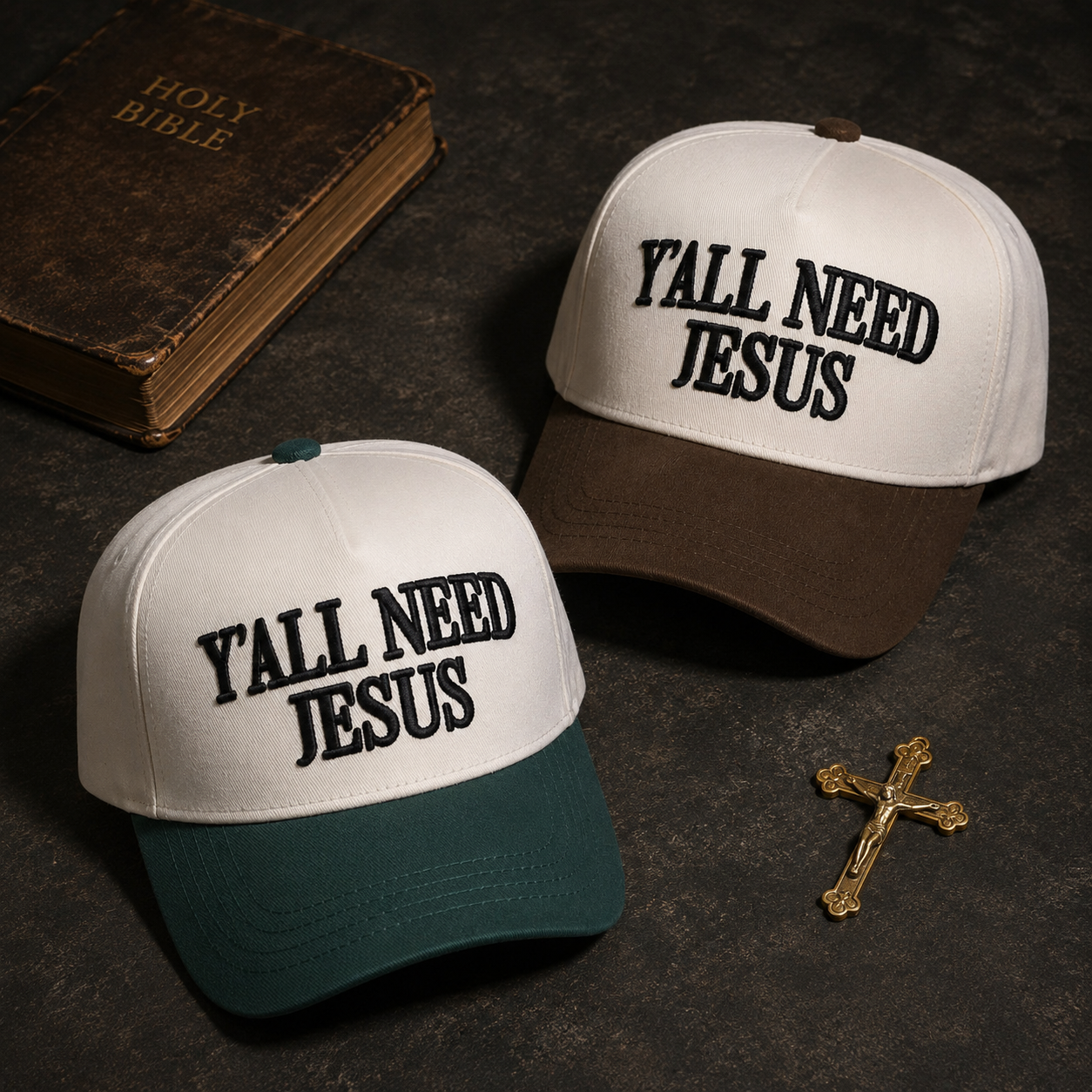 Y'ALL NEED JESUS Snapback