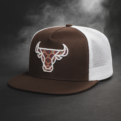 Aztec Bull Flatbill Hat