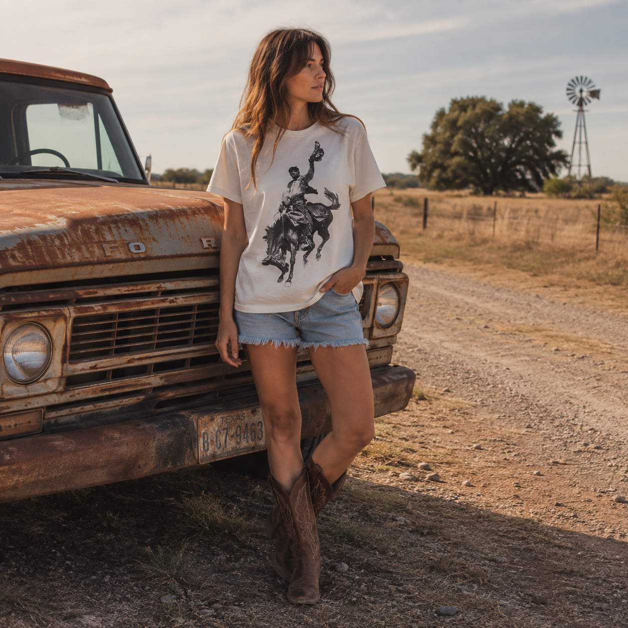 The Cowboy Rider Tee
