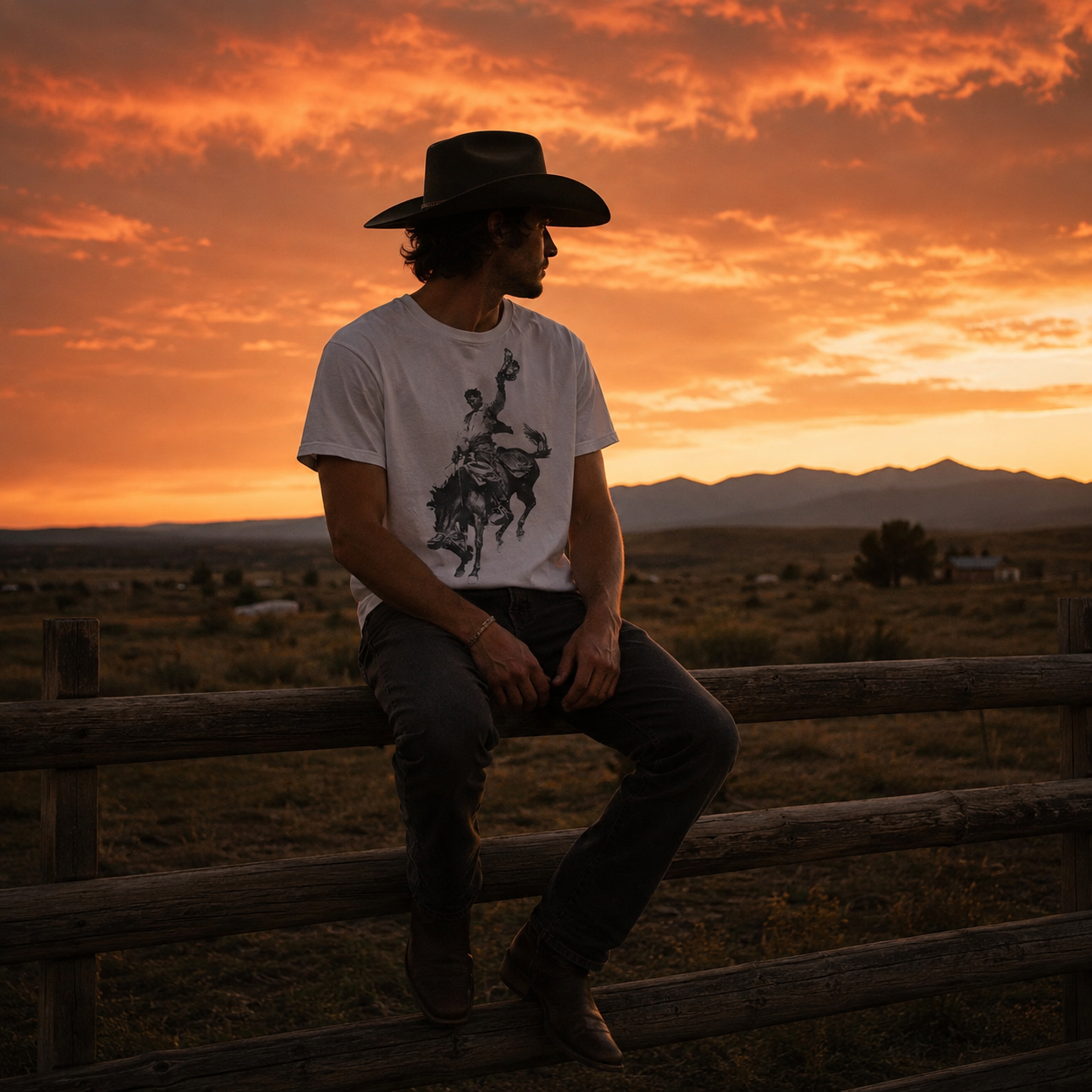 The Cowboy Rider Tee