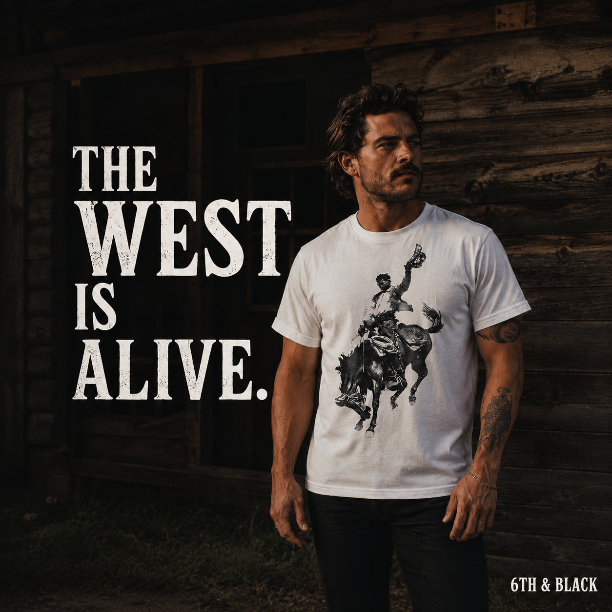 The Cowboy Rider Tee