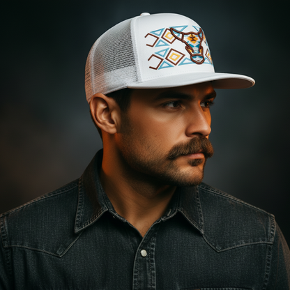 Aztec Ox Flatbill Hat