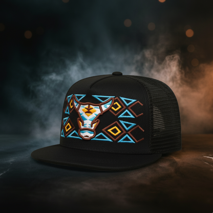 Aztec Ox Flatbill Hat