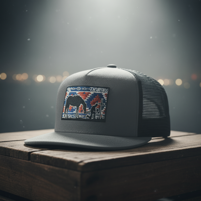 Aztec Cowboy Cross Flatbill Hat