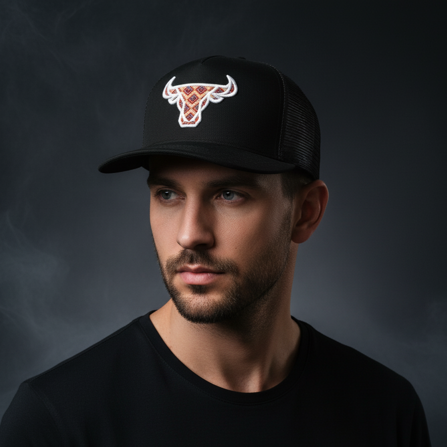 Aztec Bull Flatbill Hat