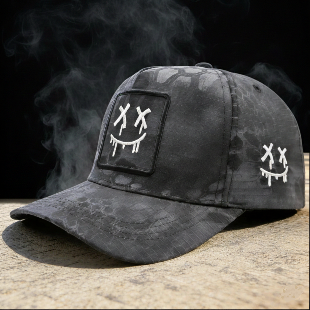 Camo Stitchface Trucker Hat