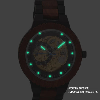 Skelly Bobo Bird Wood Watch