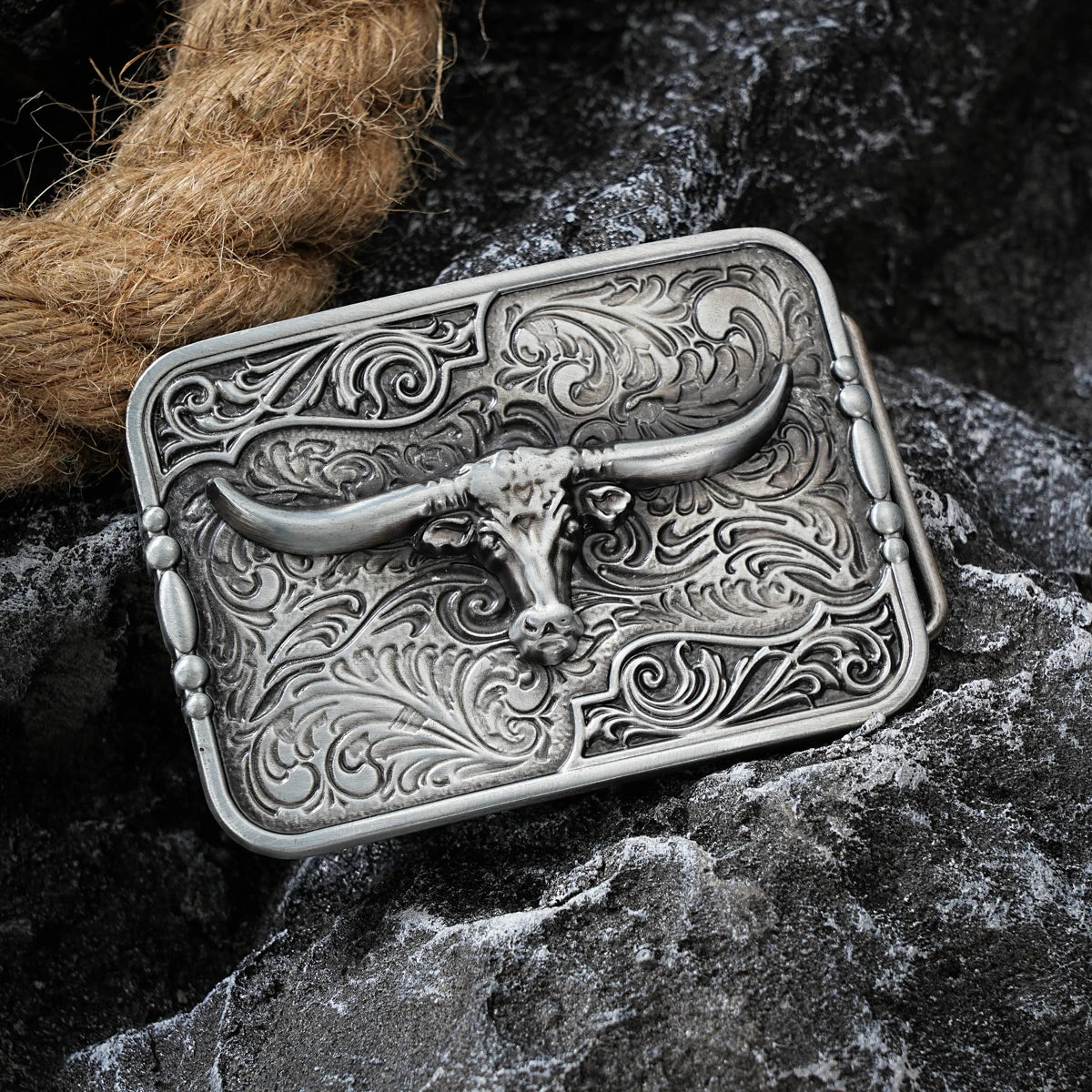 Longhorn Belt Buckle