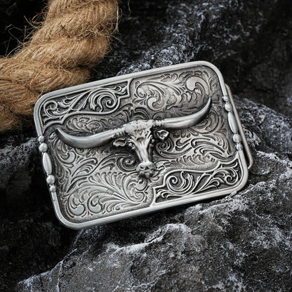 Longhorn Belt Buckle