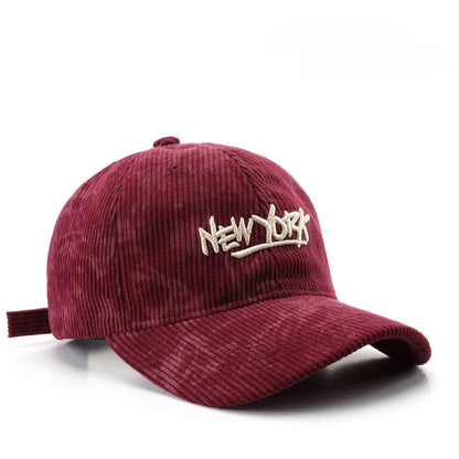 New York Corduroy Baseball Hat