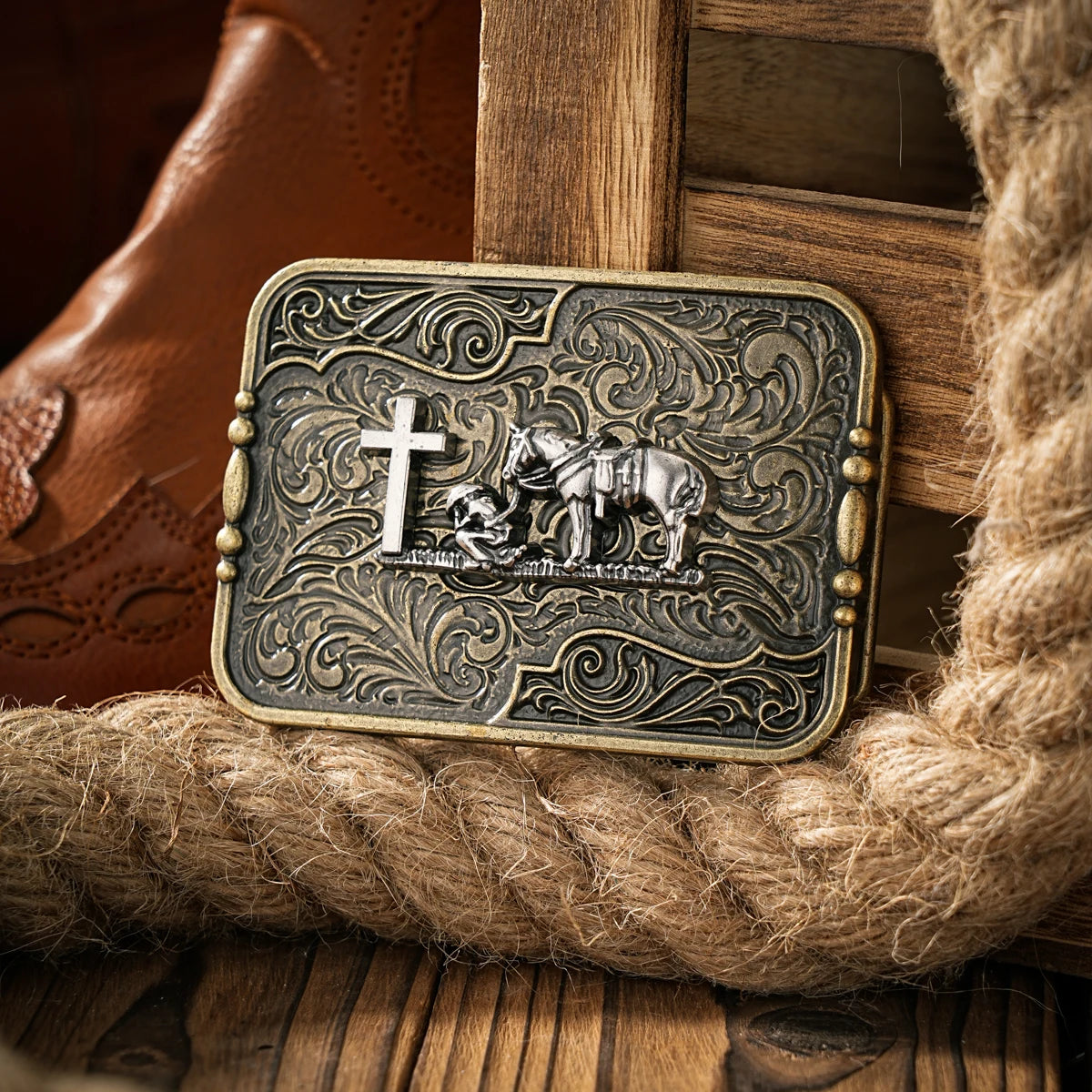 Longhorn Belt Buckle
