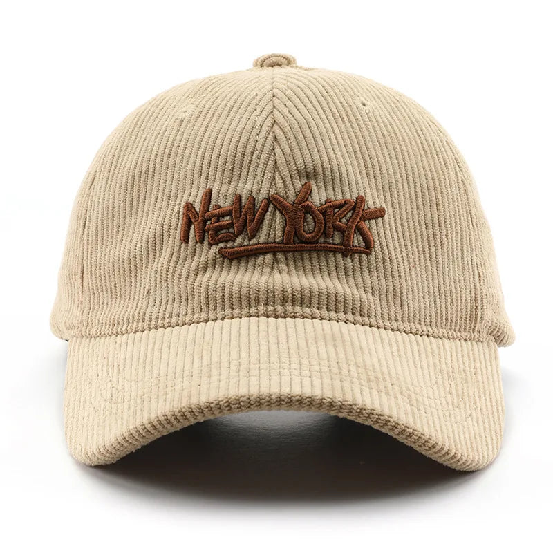 New York Corduroy Baseball Hat