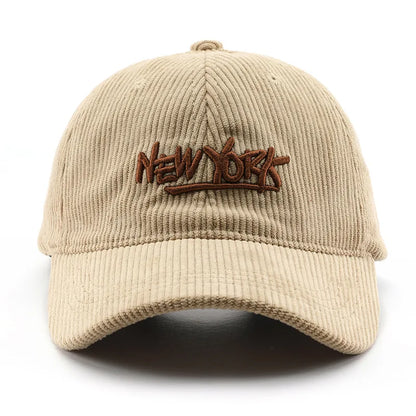 New York Corduroy Baseball Hat