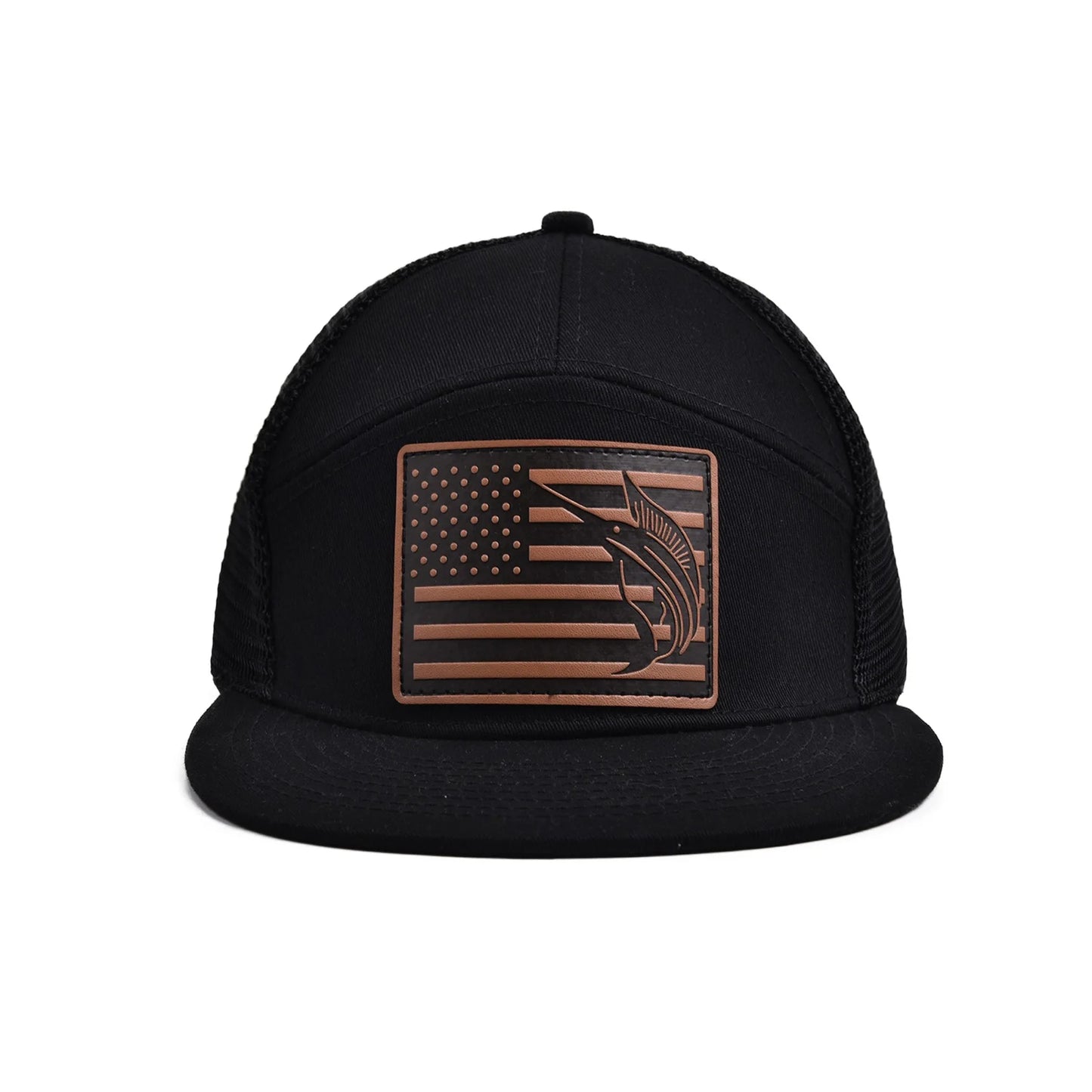 Fishing 7 Panel Flatbill Hat