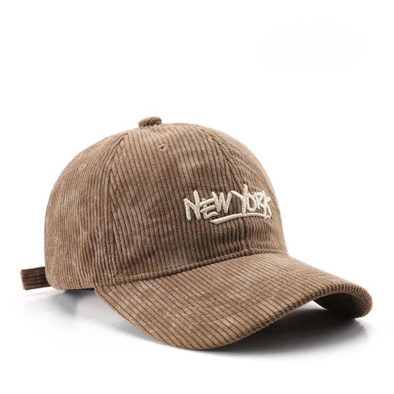 New York Corduroy Baseball Hat