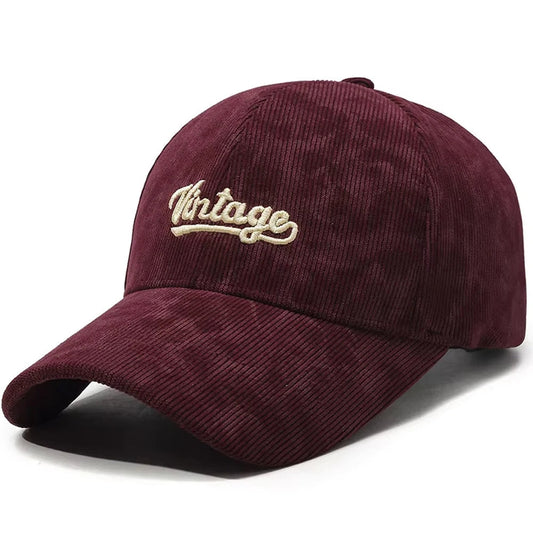 Vintage Corduroy Baseball Hat
