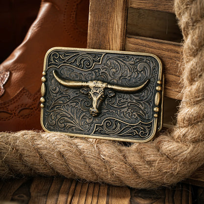 Longhorn Belt Buckle