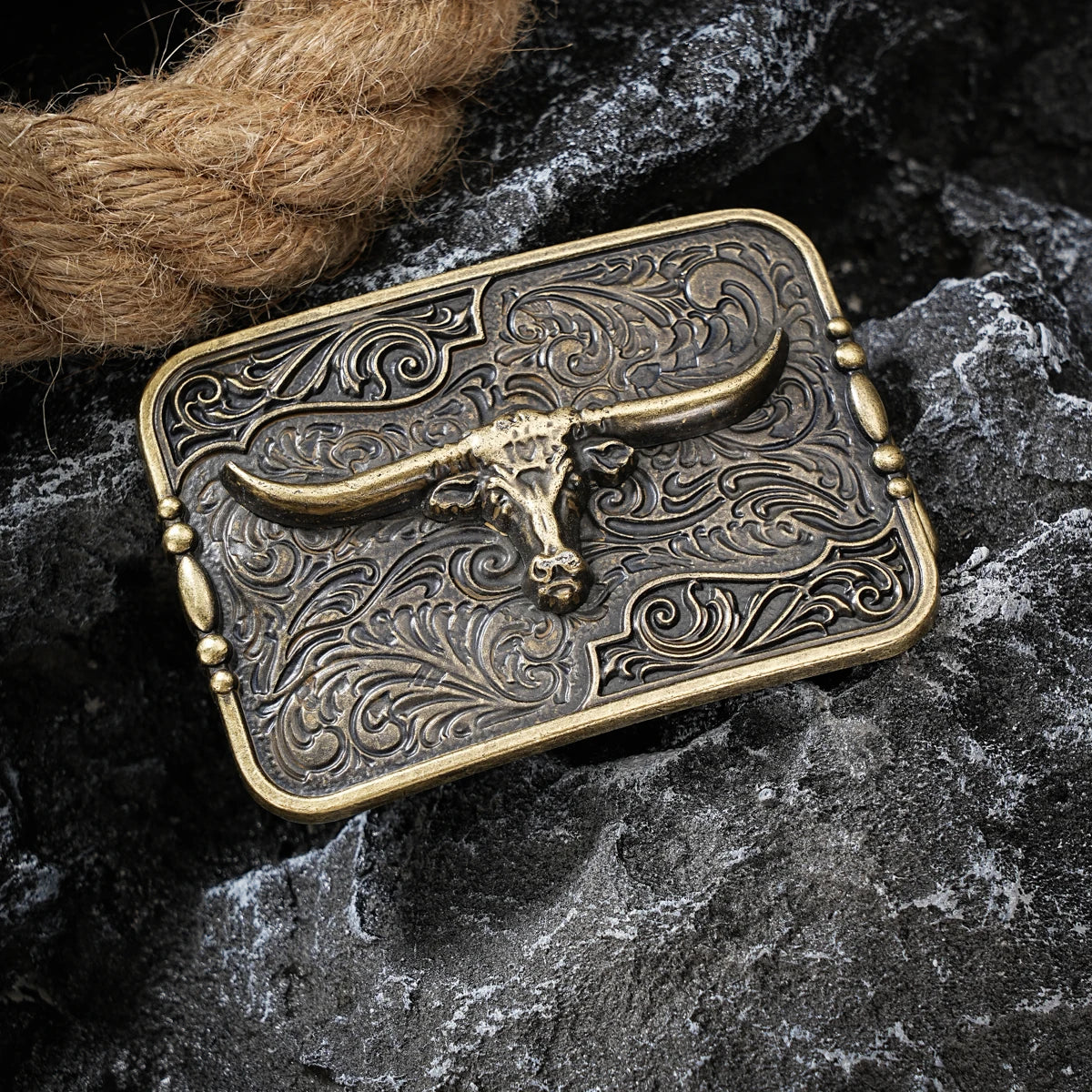 Longhorn Belt Buckle
