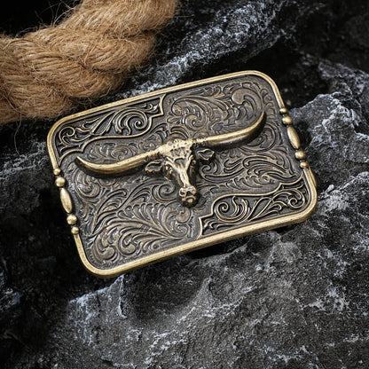 Longhorn Belt Buckle