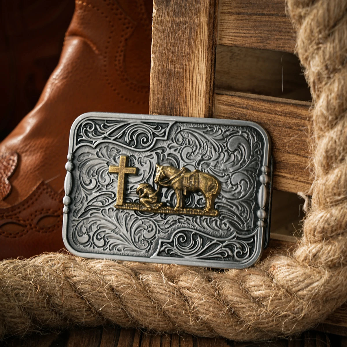 Longhorn Belt Buckle