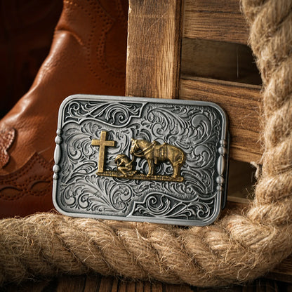 Longhorn Belt Buckle