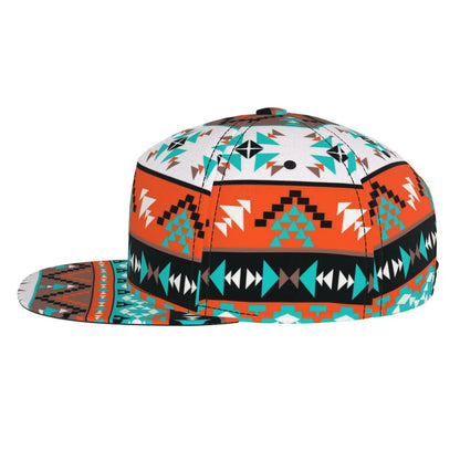 Aztec Hat Merch Aztec Pride Flatbill Hat – 6th & Black
