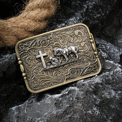Longhorn Belt Buckle